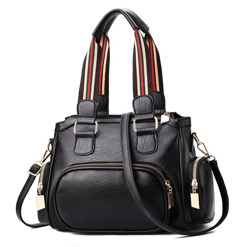 Buff all-match shoulder bag high capacity handbag for women