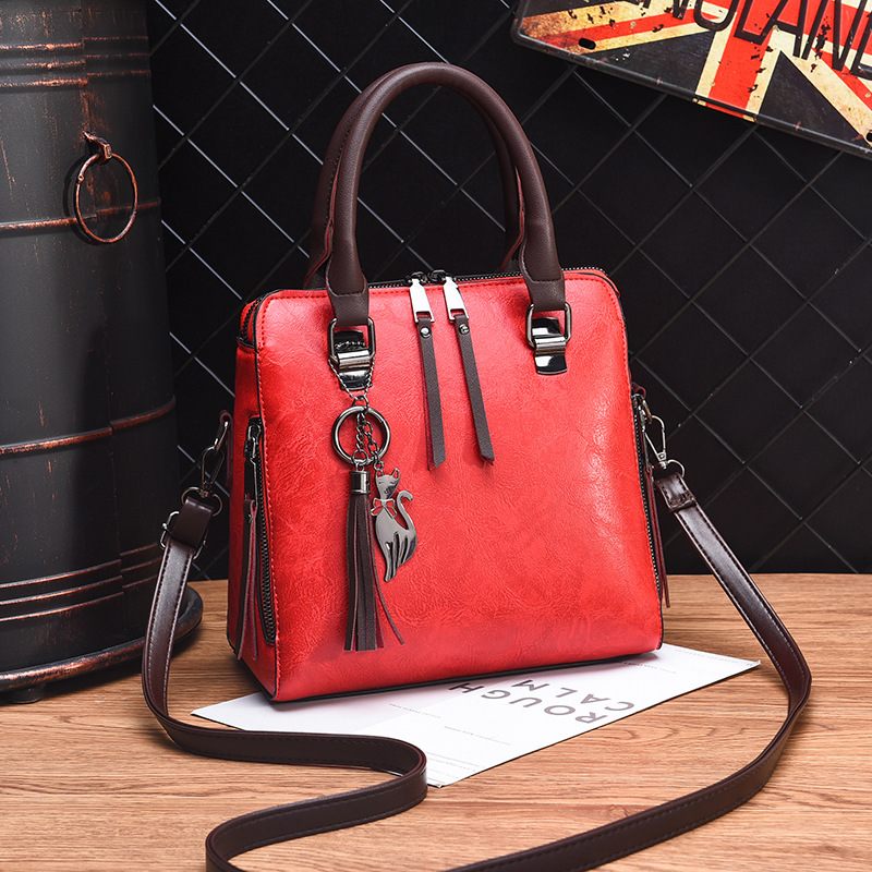 Shoulder messenger bag middle-aged handbag for women