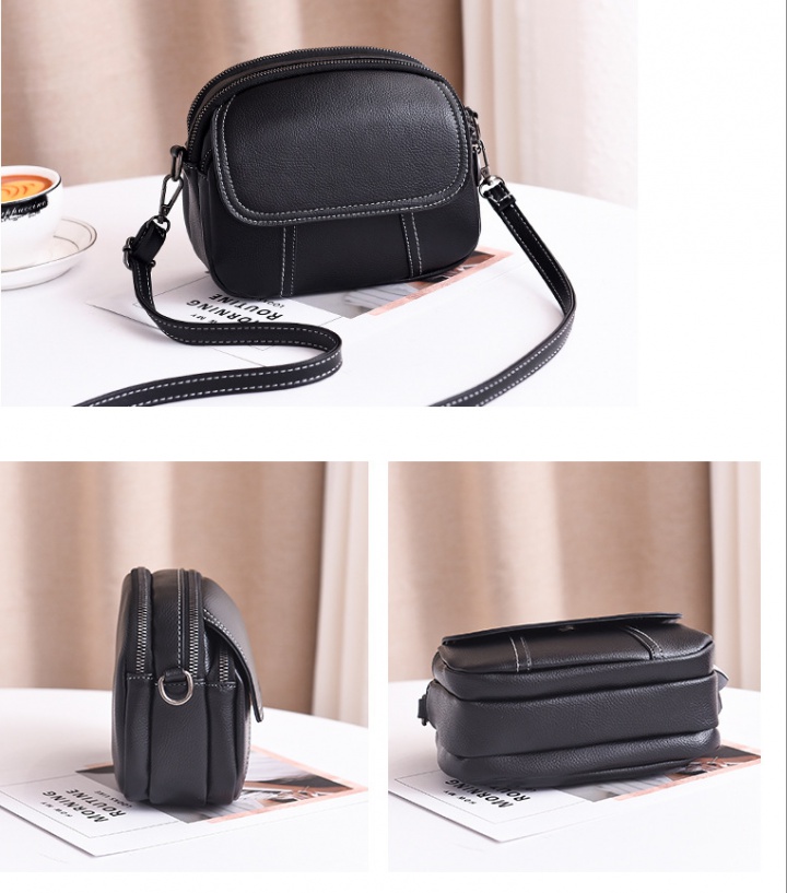 Multilayer autumn packet shoulder messenger bag for women